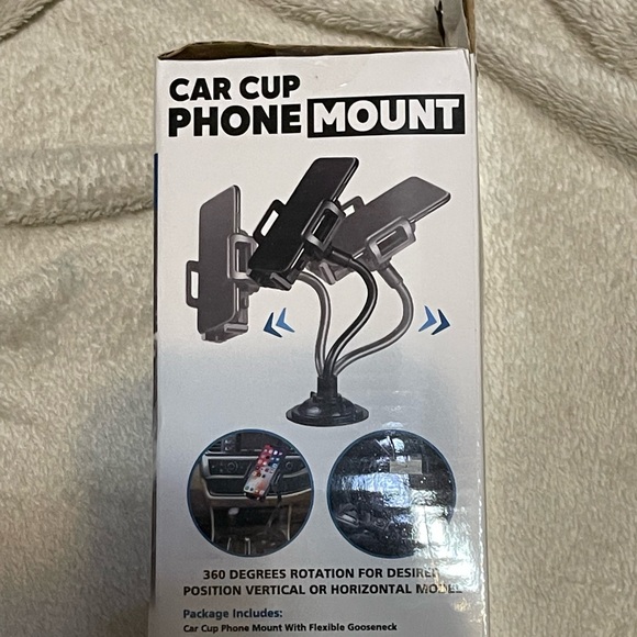 Car Cup Phone Mount 360 degree rotations - Picture 2 of 4